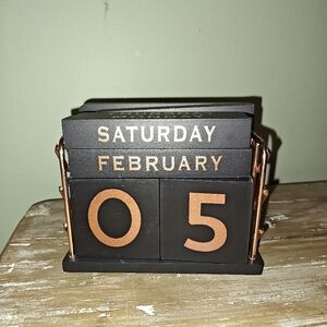 OwlCrate The Invisible Life of Addie LaRue wooden block desk calendar